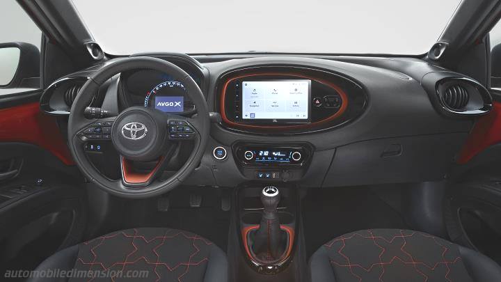 dimensions de la toyota aygo x